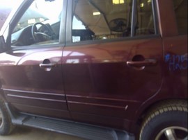 2007 HONDA PILOT, BURGUNDY, EX-L, 3.5L, AT, FWD.  A25157